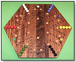 Wooden Marble Game Board - Aggravation by CHARLIE'S WOODSHOP