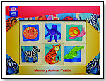 Ideal Solid Wood Memory Animal Puzzle by POOF-SLINKY INC.