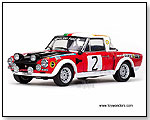 Sun Star Classic Rally - Fiat 124 Abarth Race Car A.Jaroszewicz / R.Zyszkowski #2 by TOY WONDERS INC.