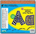 Africa Letter Pop-Outs by BARKER CREEK PUBLISHING