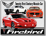 Pontiac Firebird Tribute tin sign collector metal signs by TOY WONDERS INC.