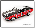 Phoenix Unique Replicas - 1969 Ford Mustang Boss 302 Racer #01 1:24 scale die-cast collectible model car by TOY WONDERS INC.