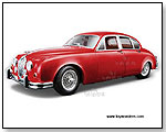 BBurago Gold - 1959 Jaguar Mark II 1:18 scale die-cast collectible model car by TOY WONDERS INC.