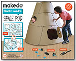 Makedo Find & Make Space Pod - 57 pc by TOYSMITH