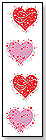 Fancy Heart Stickers by MRS GROSSMANS PAPER CO