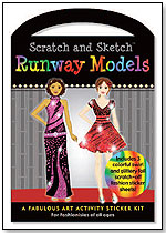 Runway Models Scratch & Sketch™ Sticker Kit by PETER PAUPER PRESS