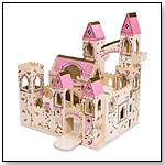 Deluxe Wooden Folding Princess Castle by MELISSA & DOUG