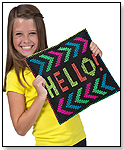 Stitch A Pixel Pillow by ALEX BRANDS